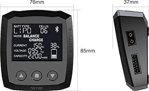 SKYRC RC -malli B6 NANO 320W 15A Bluetooth -sovellus BC444 - Lisävarusteet kauko-ohjattujen lelujen akkulaturiin