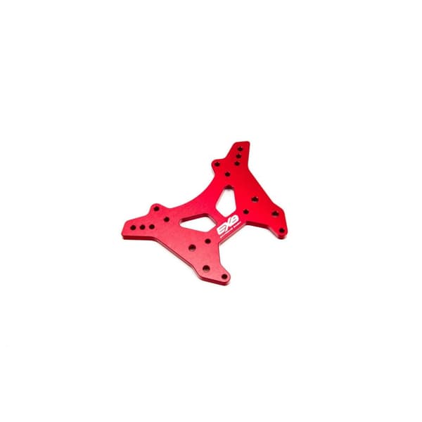 ARA320577 Front Aluminum Shock Tower T6 L Red