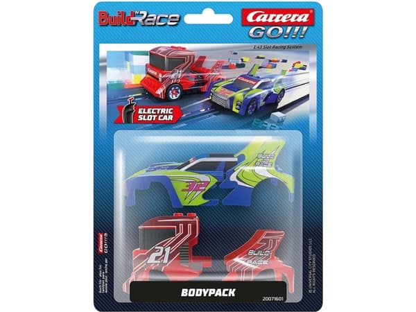 Aloitussarja 1:43 Carrera GO!!!! Build n race - Expansion Pack - Laajennuspaketti