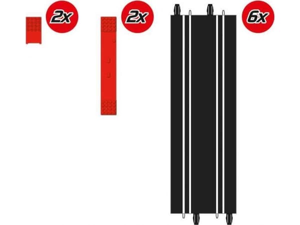 Aloitussarja 1:43 Carrera GO!!!! Build n race - Expansion Pack - Laajennuspaketti