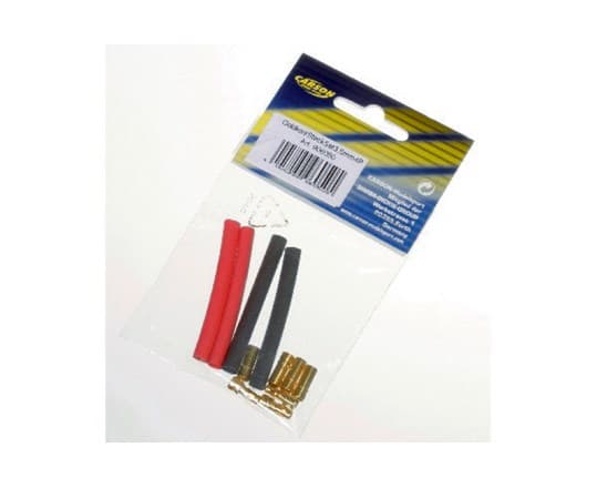 Guldkontakt set 3,5mm 4par