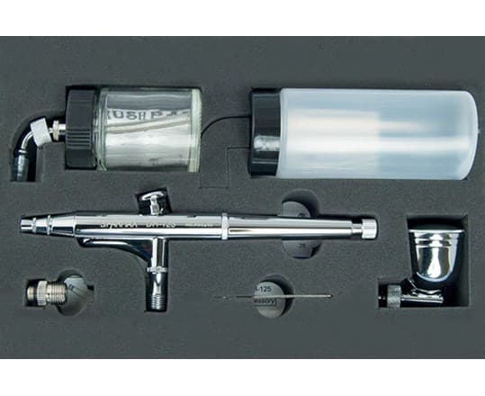 Airbrush DH-125, 0,5mm Gravity-feed 7, 22 & 80cc