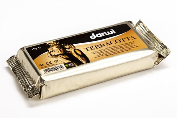 Darwi modellermasse 1000g terracotta