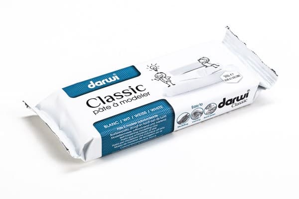 Darwi modellermasse 500g hvid