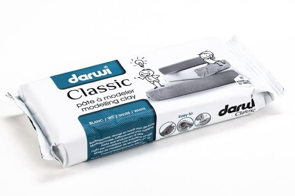 Darwi modellermasse 1000g hvid