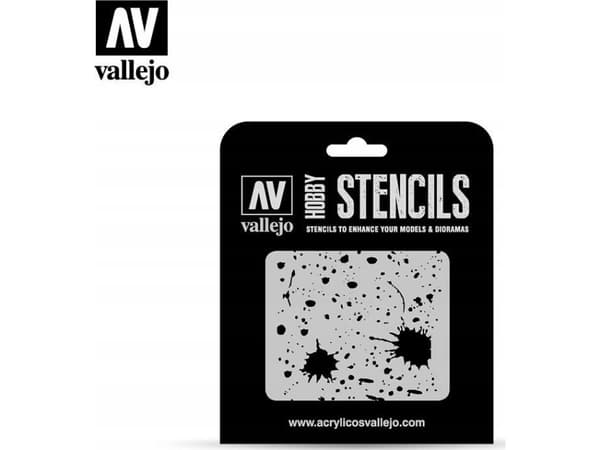 Vallejo Vallejo: Stencils - Splash, Stains
