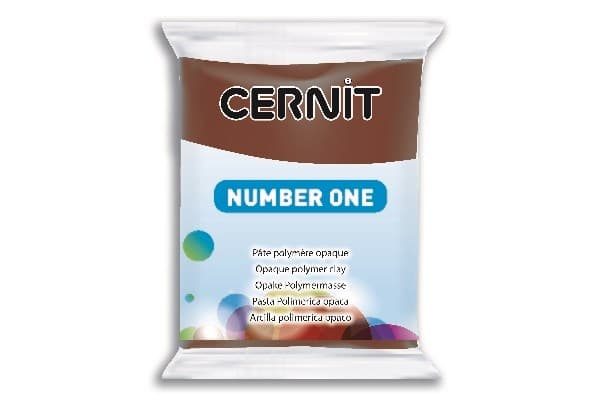 The Clay and Paint Factory Modelina Cernit Brązowa 56 g