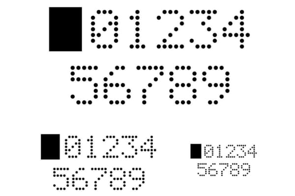 Vallejo Vallejo: Stencils - Digital Numbers