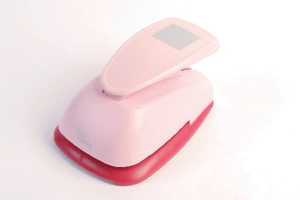 Easy punch pink firkant 40x40mm