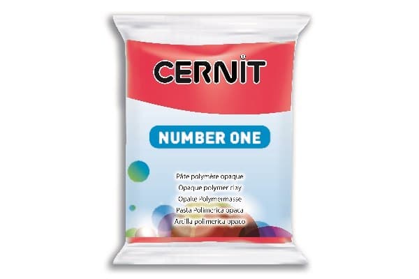 Cernit 420 Number One 56 g karminrød