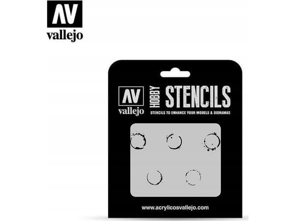 Vallejo Vallejo: Stencils - Drum Oil Markings