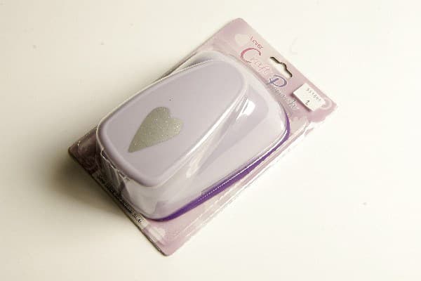 Easy punch lila hjärta