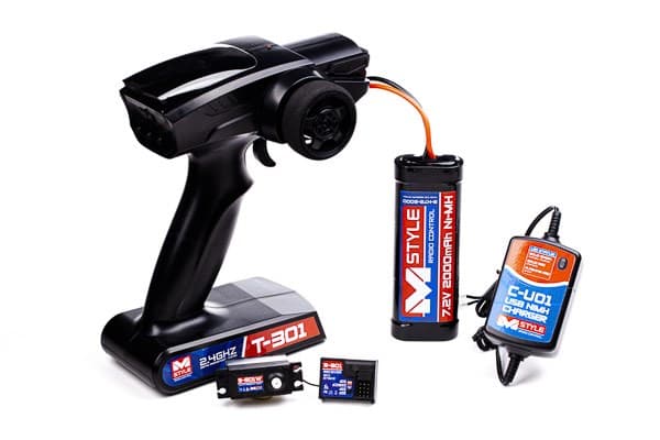 R/C Set - Radioset, Servo, Battery and Charger