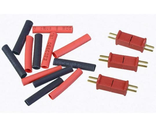 Micro T-plug, 3sæt m/krympeflex