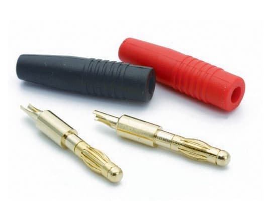 Guld bananstik, 4,0mm, 1sæt