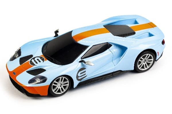 Ford GT R/C 1:24 27/40Mhz l.blue/orange -batteries