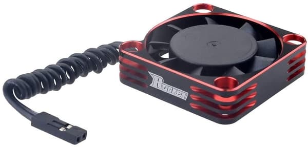 Surpass Hobby ESC Fläkt 40x40mm Röd / Svart Alu