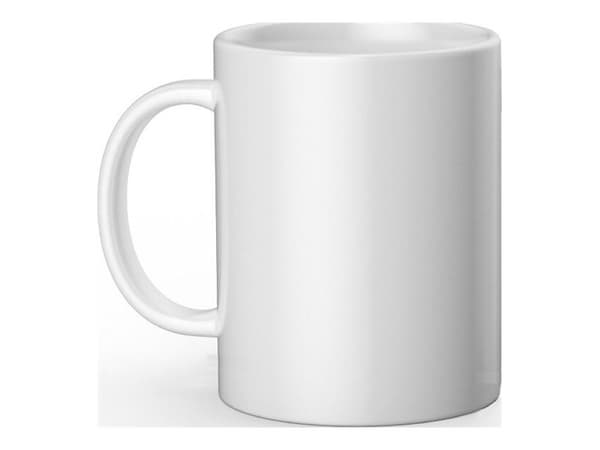 Cricut - Unfinished mug - 425 ml - vit - keramik (paket om 2)