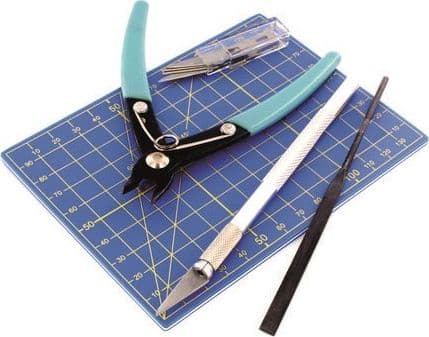 Modelling Tool set in plastic 9pcs