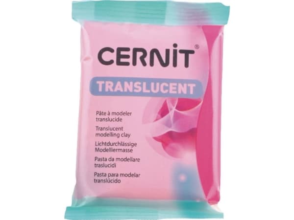 The Clay and Paint Factory Modelina Cernit Transp. Rubinowa 56 g