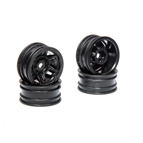 AXI40002 Rockster Wheels Black 1.0 4stk SCX24