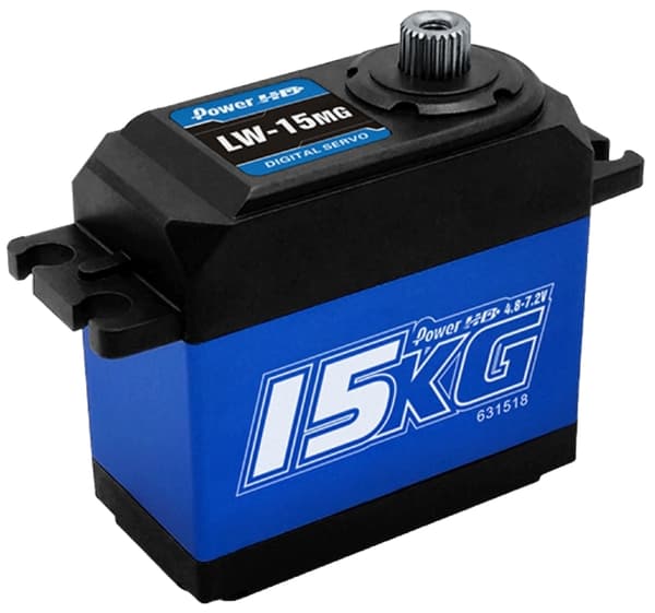 Power HD LW-15MG Vandtæt Servo 15kg / 0.11s
