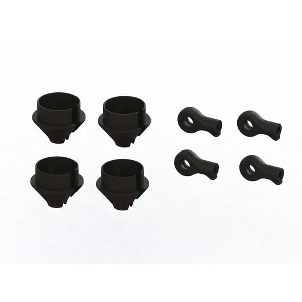 ARA330608 HD Shock Rod End and Spring Cup (2)