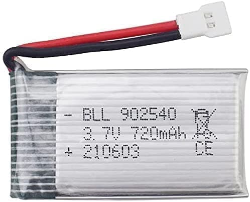 Syma 4 stykker (3.7v, 720 mAh Lipo) til Rc droner X5 X5C X5SC X5SW, Cheerson CX-30W, Skytech M68 - tilbehør til fjernbetjening legetøj Lipo batteri