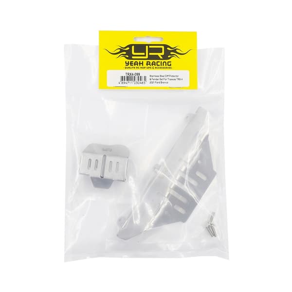 Yeah Racing Steel Diff Protector &amp; Fender Bron