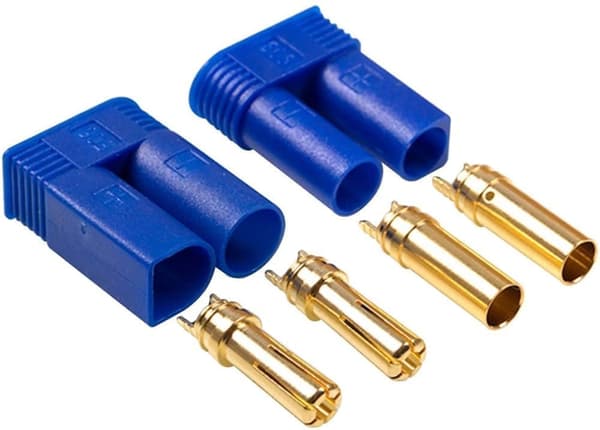 5 par EC5 Bananpluggar EC5 Hane Hona 5mm Guldkulkontakter Pluggar för RC ESC LIPO - tillbehör till fjärrstyrda leksaker