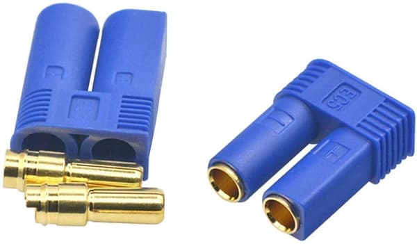 5 par EC5 Bananpluggar EC5 Hane Hona 5mm Guldkulkontakter Pluggar för RC ESC LIPO - tillbehör till fjärrstyrda leksaker