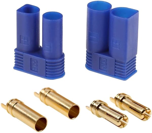 5 par EC5 Bananpluggar EC5 Hane Hona 5mm Guldkulkontakter Pluggar för RC ESC LIPO - tillbehör till fjärrstyrda leksaker
