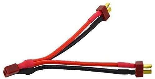 T-stik Y-ledningsnet T-stik hun T-stik parallelt batteripakke tilslutningskabel - tilbehør til fjernbetjeningslegetøj