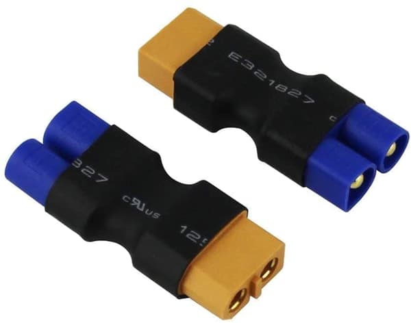 3 delar Hane EC3 till Kvinnlig Kontakt XT60 Lipo Batteri (Paket med 3) -  Tillbehör till Fjärrstyrda Leksaker Adapter