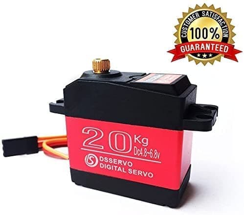 Dsservo 20 kg RC DS3120mg Aluminium Shell Vattentät Servo Digital Servo för Styrbil RC (Vinkel 180) - Tillbehör till Fjärrstyrda Leksaker Servo