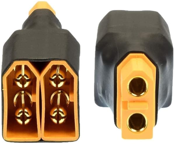 2 stk XT60 uden kabel til Lipo RC batteri - tilbehør til fjernstyret legetøj Parallelstik