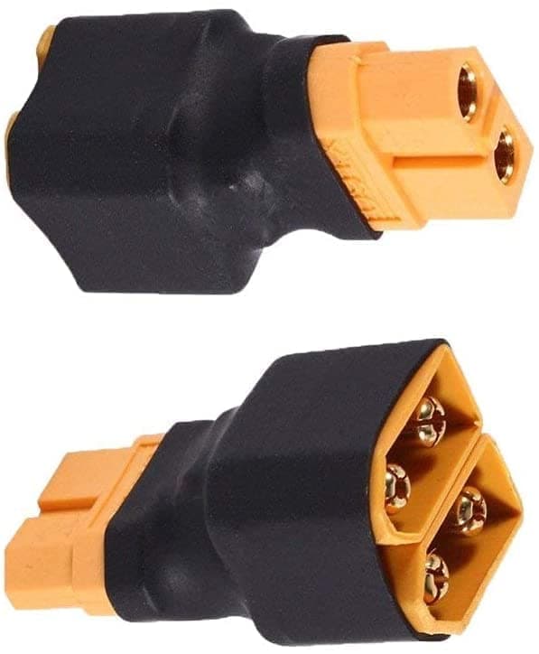 2 stk XT60 uden kabel til Lipo RC batteri - tilbehør til fjernstyret legetøj Parallelstik