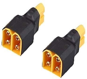 2 stk XT60 uden kabel til Lipo RC batteri - tilbehør til fjernstyret legetøj Parallelstik