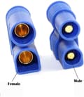 Miniatyrbillede 3 af 6: 5 par han EC3 3.5mm guldkugle bananstik til RC ESC lipobatteri - tilbehør til fjernbetjening legetøj Kontakt