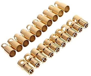 10 par 6 mm bananstik til Lipo RC til RC Lipo modelbatterier - tilbehør til fjernstyret legetøj