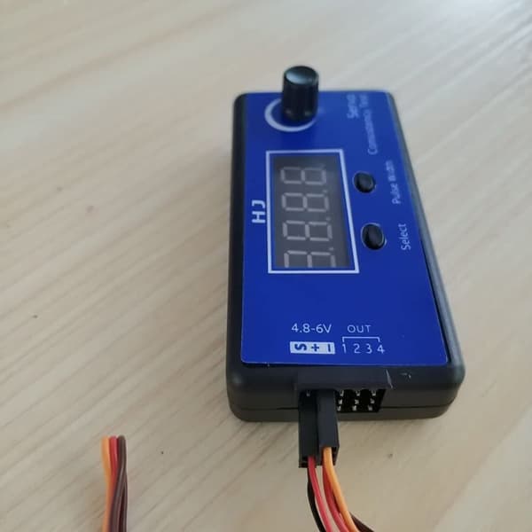 HJ Digital Servotestare ESC Konsistens Tester 3 Modes Synkroniserad Utgångskontroll 4 Servos Tillbehör till Fjärrstyrda Leksaker Hastighetsregulator