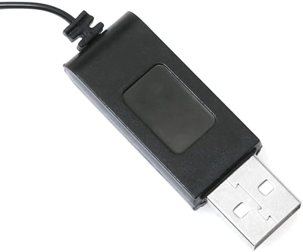 JST-2P bakgear til RC-bil 4.8V 250mA Ni-MH Ni-CD-batteri - tilbehør til fjernbetjeningslegetøj USB-opladningskabel