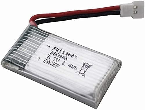 Hubsan 3 kpl ladattava 3.7v 380mAh X4 H107c H107d H107L , Syma X11 X11C, HS170 tarvikkeet kauko-ohjattaville leluille Lipo-akku
