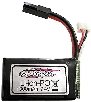 XLH genopladelig 7.4V 1000mAh til 1/16 XLH 9130 9136 9137 RC bil 4WD lastbil vippecrawler - tilbehør til fjernstyret legetøj lipo batteri
