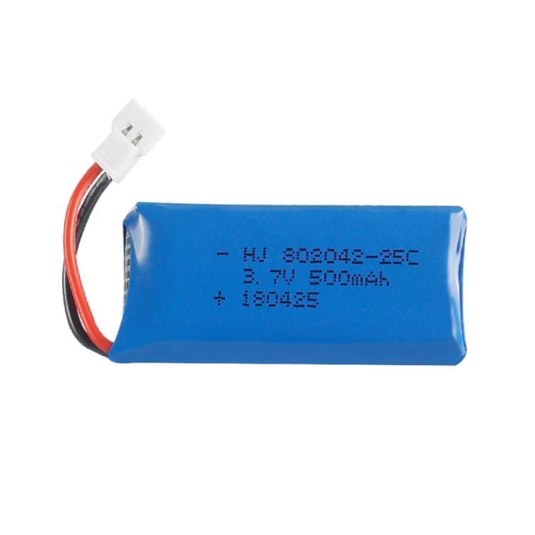 1 delar uppladdningsbara Lipo batterier 3.7v, 500mAh för Rc Drone Quadcopters HUBSAN X4 H107L H107C H107D H107 V252 JXD 385