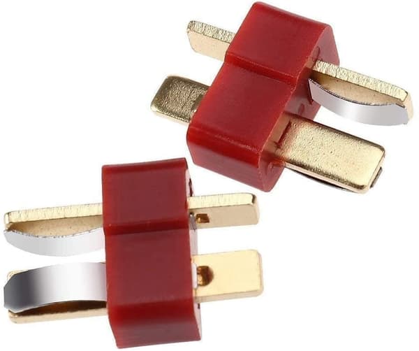 20 kontakter T-Plug Couples Deans Style Hane och Kvinna med 40 stycken krymprör - Tillbehör till Fjärrstyrda Leksaker