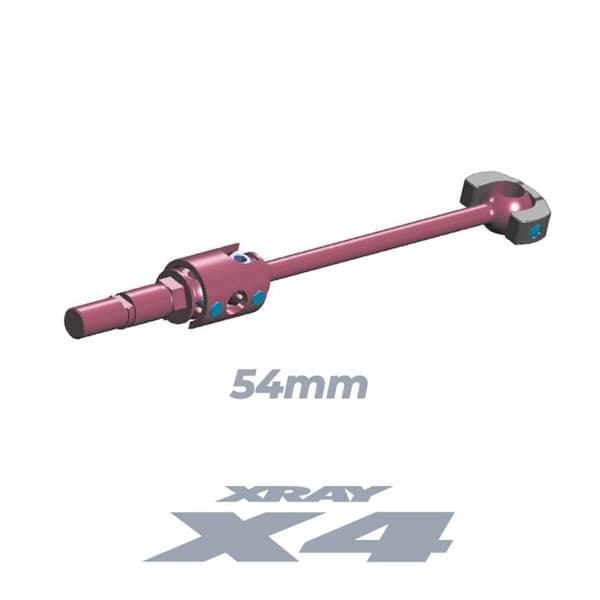 XR-305370 X4 Alu Drive Shaft 54mm 7075 Hard Coat