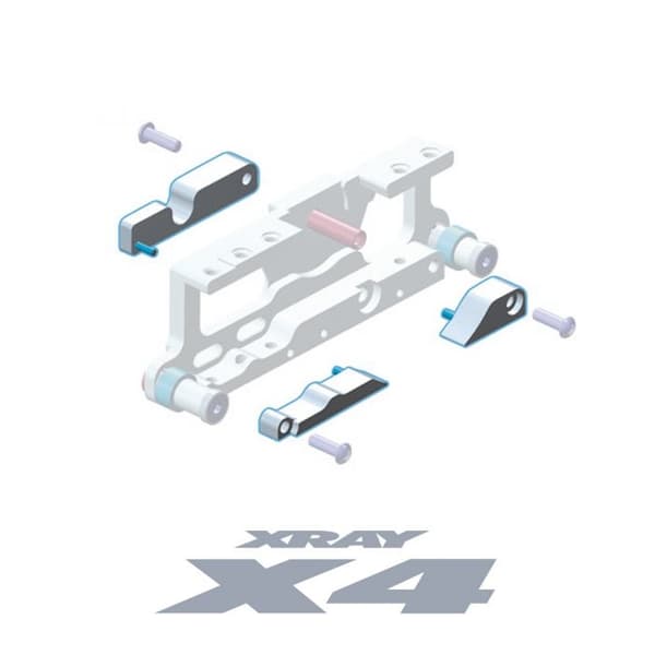 XR-309852 X4 Brass Weight for Motor Mount