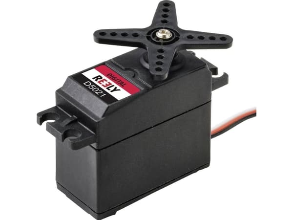 Vakio-servo Reely D5021 Digitaalinen servo Muovi, metalloitu Tulppajärjestelmä JR