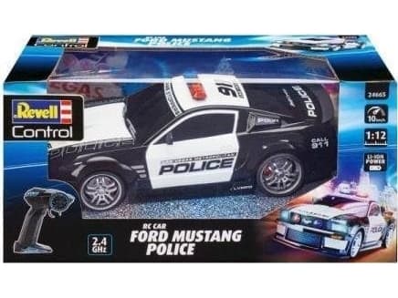 Revell 24665 RV RC Car Ford Mustang Poliisi 1:12 RC-malliauto, aloitusmalli